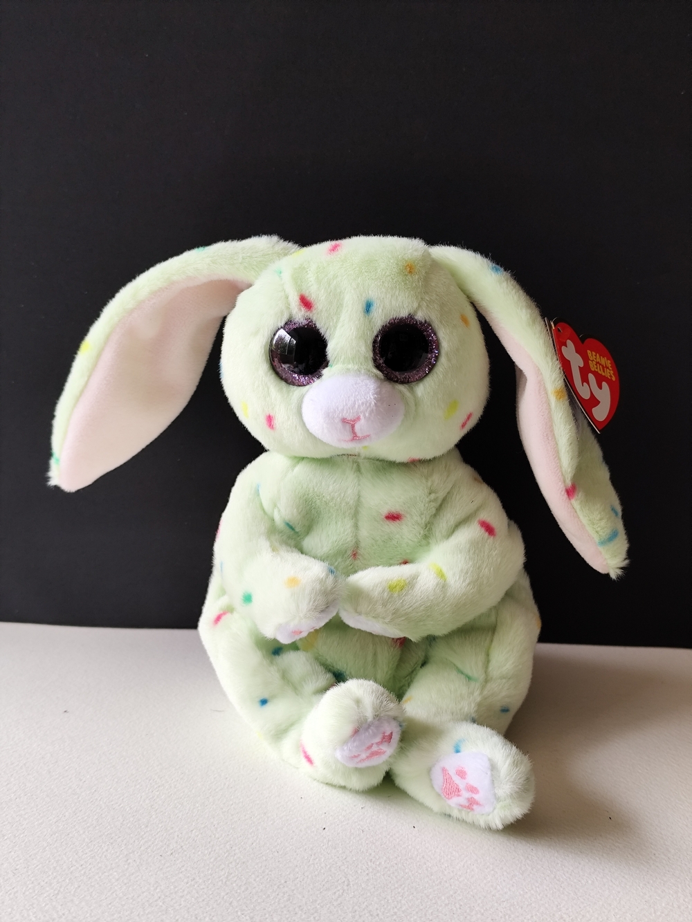 Ty Beanie Bellies - FERN the Easter Bunny Rabbit (6 Inch) Plush Stuffed Toy